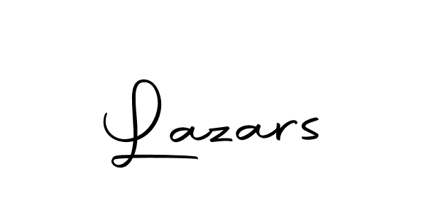 Create a beautiful signature design for name Lazars. With this signature (Autography-DOLnW) fonts, you can make a handwritten signature for free. Lazars signature style 10 images and pictures png