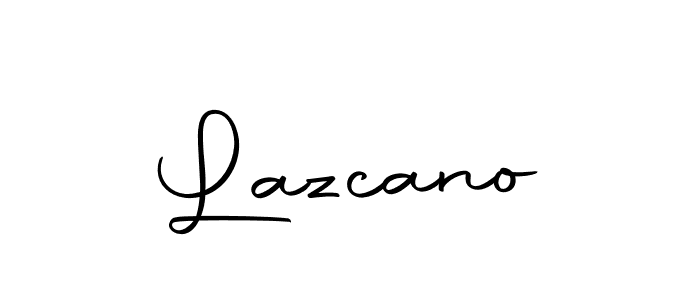 Design your own signature with our free online signature maker. With this signature software, you can create a handwritten (Autography-DOLnW) signature for name Lazcano. Lazcano signature style 10 images and pictures png