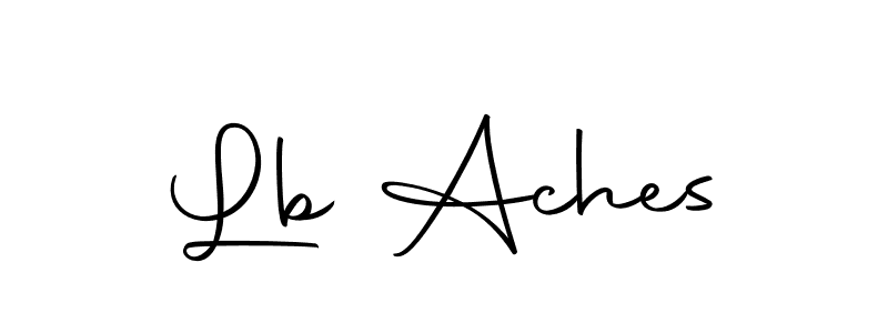 How to make Lb Aches signature? Autography-DOLnW is a professional autograph style. Create handwritten signature for Lb Aches name. Lb Aches signature style 10 images and pictures png