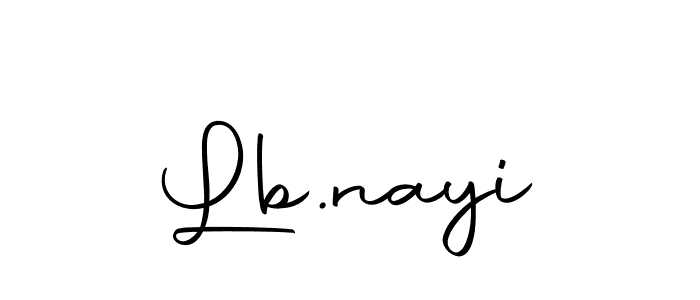 The best way (Autography-DOLnW) to make a short signature is to pick only two or three words in your name. The name Lb.nayi include a total of six letters. For converting this name. Lb.nayi signature style 10 images and pictures png