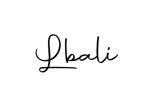 Use a signature maker to create a handwritten signature online. With this signature software, you can design (Autography-DOLnW) your own signature for name Lbali. Lbali signature style 10 images and pictures png