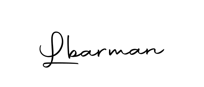 Use a signature maker to create a handwritten signature online. With this signature software, you can design (Autography-DOLnW) your own signature for name Lbarman. Lbarman signature style 10 images and pictures png