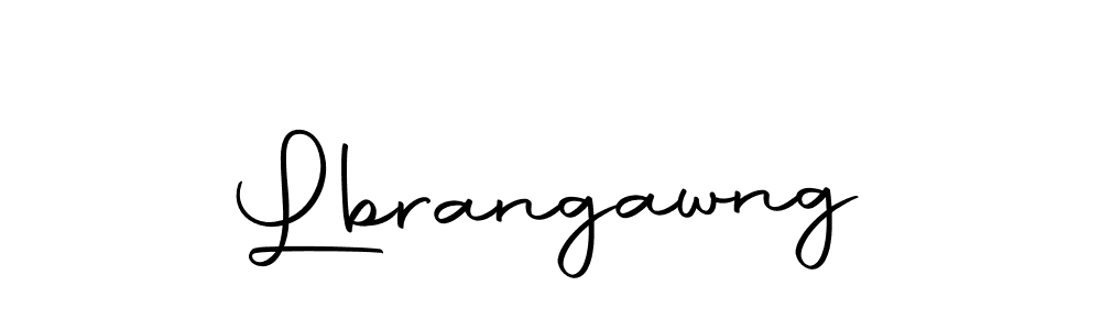 You should practise on your own different ways (Autography-DOLnW) to write your name (Lbrangawng) in signature. don't let someone else do it for you. Lbrangawng signature style 10 images and pictures png