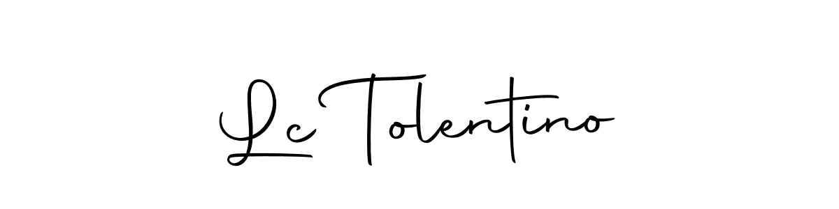 Also You can easily find your signature by using the search form. We will create Lc Tolentino name handwritten signature images for you free of cost using Autography-DOLnW sign style. Lc Tolentino signature style 10 images and pictures png