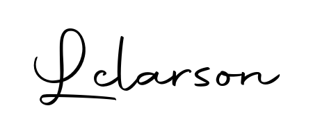 The Autography-DOLnW typeface gives name Lclarson a refined look. Suitable for certificates, diplomas, and official verification. Lclarson signature style 10 images and pictures png