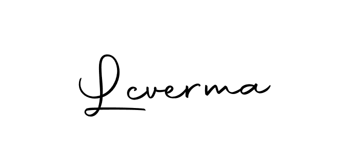 Make a beautiful signature design for name Lcverma. With this signature (Autography-DOLnW) style, you can create a handwritten signature for free. Lcverma signature style 10 images and pictures png