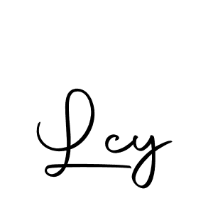 Design your own signature with our free online signature maker. With this signature software, you can create a handwritten (Autography-DOLnW) signature for name Lcy. Lcy signature style 10 images and pictures png