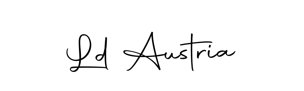 Make a beautiful signature design for name Ld Austria. Use this online signature maker to create a handwritten signature for free. Ld Austria signature style 10 images and pictures png