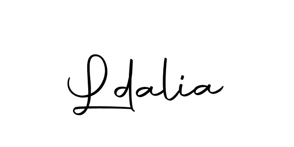Design your own signature with our free online signature maker. With this signature software, you can create a handwritten (Autography-DOLnW) signature for name Ldalia. Ldalia signature style 10 images and pictures png