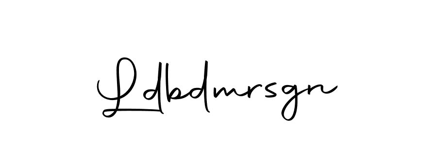 if you are searching for the best signature style for your name Ldbdmrsgn. so please give up your signature search. here we have designed multiple signature styles  using Autography-DOLnW. Ldbdmrsgn signature style 10 images and pictures png