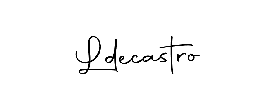 The best way (Autography-DOLnW) to make a short signature is to pick only two or three words in your name. The name Ldecastro include a total of six letters. For converting this name. Ldecastro signature style 10 images and pictures png