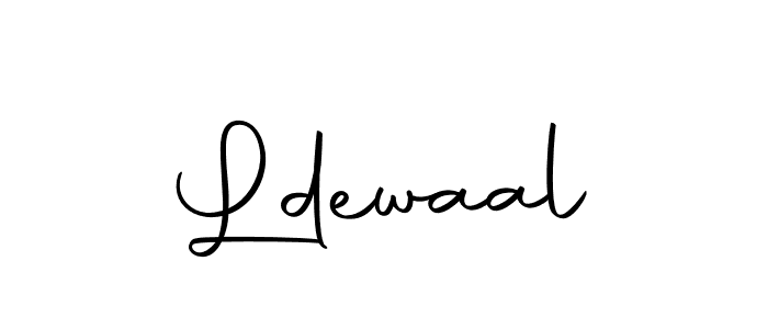 Create a beautiful signature design for name Ldewaal. With this signature (Autography-DOLnW) fonts, you can make a handwritten signature for free. Ldewaal signature style 10 images and pictures png