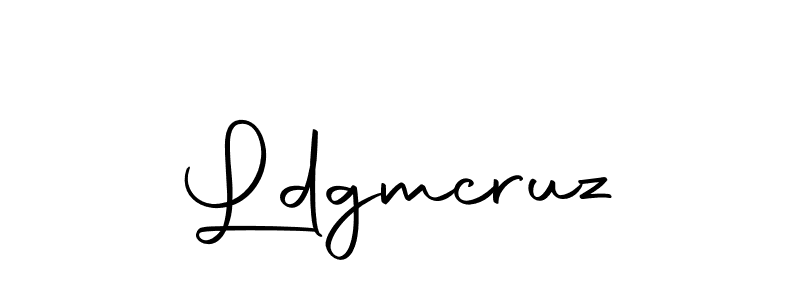 Design your own signature with our free online signature maker. With this signature software, you can create a handwritten (Autography-DOLnW) signature for name Ldgmcruz. Ldgmcruz signature style 10 images and pictures png