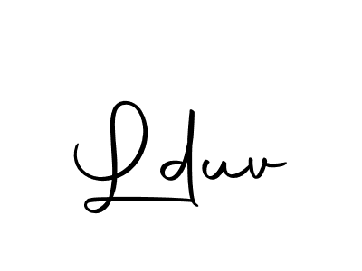 Similarly Autography-DOLnW is the best handwritten signature design. Signature creator online .You can use it as an online autograph creator for name Lduv. Lduv signature style 10 images and pictures png