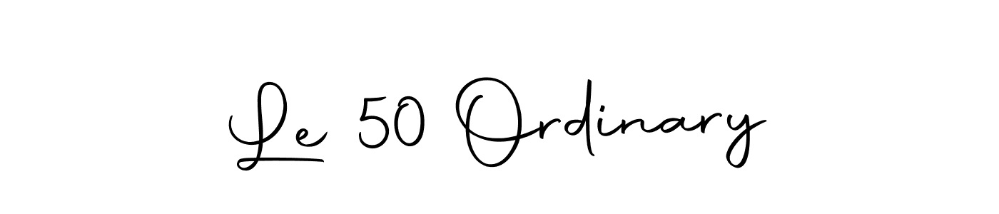 Also we have Le 50 Ordinary name is the best signature style. Create professional handwritten signature collection using Autography-DOLnW autograph style. Le 50 Ordinary signature style 10 images and pictures png