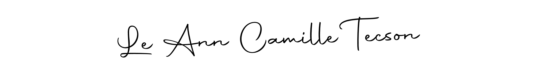 Make a beautiful signature design for name Le Ann Camille Tecson. Use this online signature maker to create a handwritten signature for free. Le Ann Camille Tecson signature style 10 images and pictures png