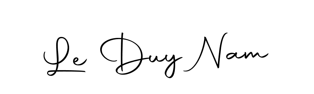 Make a beautiful signature design for name Le Duy Nam. With this signature (Autography-DOLnW) style, you can create a handwritten signature for free. Le Duy Nam signature style 10 images and pictures png