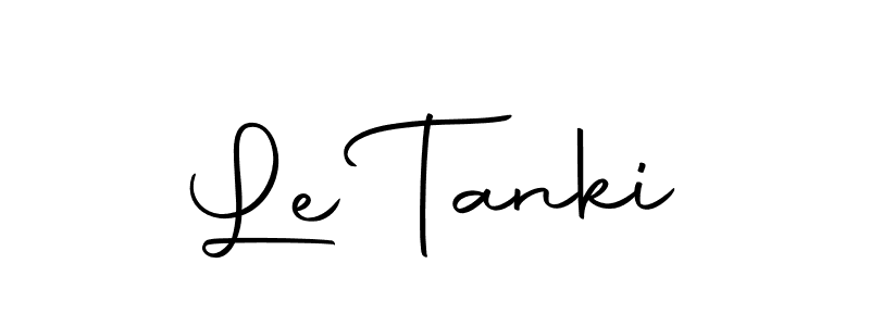 if you are searching for the best signature style for your name Le Tanki. so please give up your signature search. here we have designed multiple signature styles  using Autography-DOLnW. Le Tanki signature style 10 images and pictures png