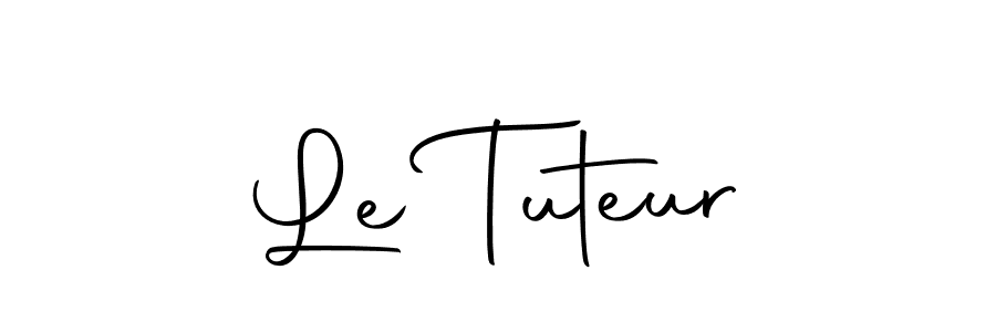 Create a beautiful signature design for name Le Tuteur. With this signature (Autography-DOLnW) fonts, you can make a handwritten signature for free. Le Tuteur signature style 10 images and pictures png