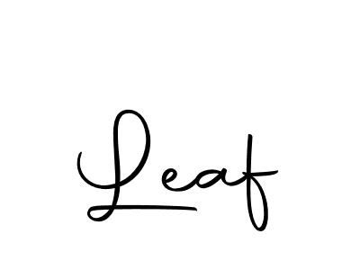 How to make Leaf signature? Autography-DOLnW is a professional autograph style. Create handwritten signature for Leaf name. Leaf signature style 10 images and pictures png