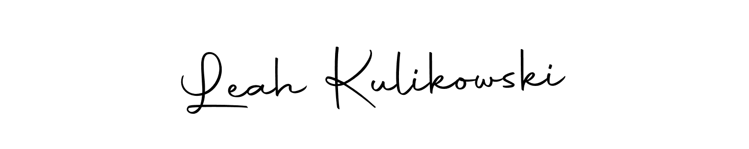 How to make Leah Kulikowski signature? Autography-DOLnW is a professional autograph style. Create handwritten signature for Leah Kulikowski name. Leah Kulikowski signature style 10 images and pictures png