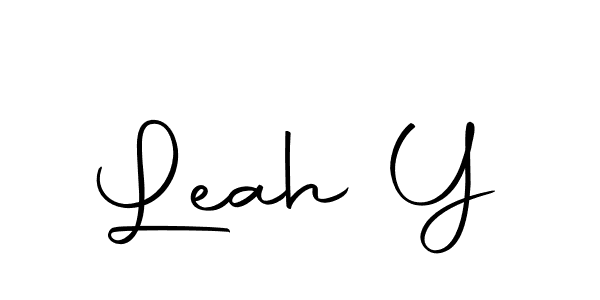 How to make Leah Y signature? Autography-DOLnW is a professional autograph style. Create handwritten signature for Leah Y name. Leah Y signature style 10 images and pictures png