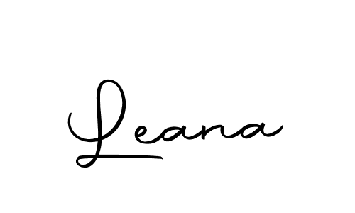 Leana stylish signature style. Best Handwritten Sign (Autography-DOLnW) for my name. Handwritten Signature Collection Ideas for my name Leana. Leana signature style 10 images and pictures png