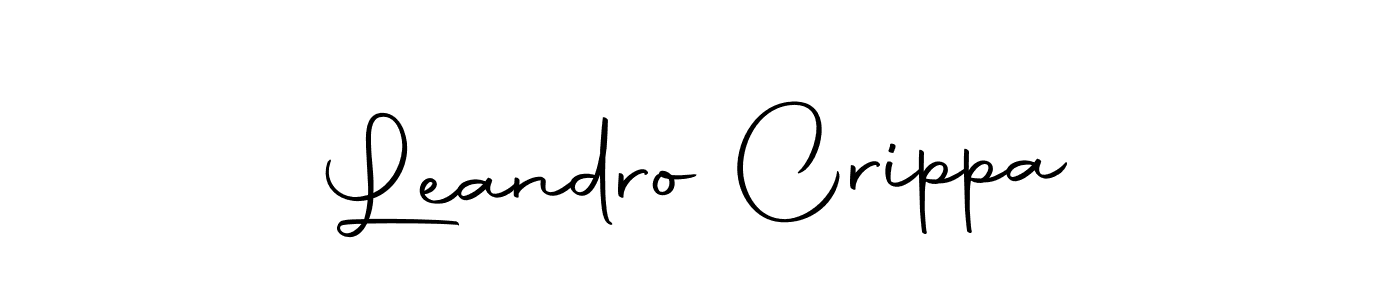 How to make Leandro Crippa name signature. Use Autography-DOLnW style for creating short signs online. This is the latest handwritten sign. Leandro Crippa signature style 10 images and pictures png