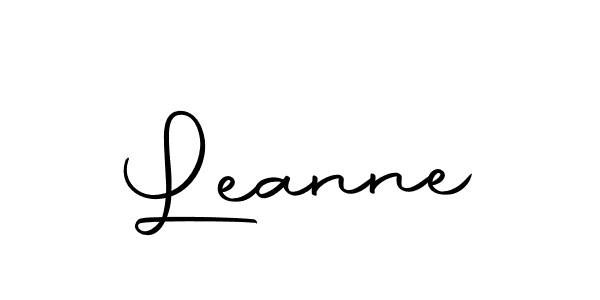 How to make Leanne signature? Autography-DOLnW is a professional autograph style. Create handwritten signature for Leanne name. Leanne signature style 10 images and pictures png