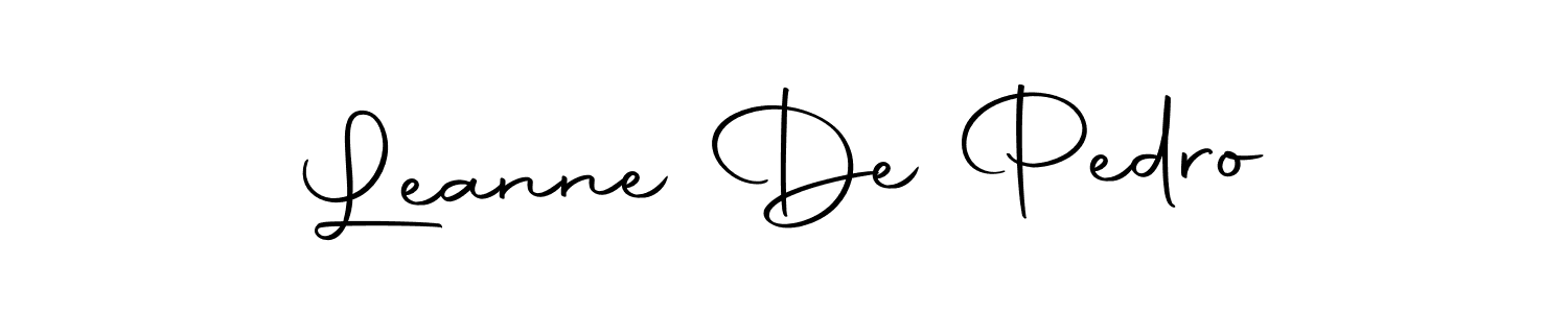 if you are searching for the best signature style for your name Leanne De Pedro. so please give up your signature search. here we have designed multiple signature styles  using Autography-DOLnW. Leanne De Pedro signature style 10 images and pictures png