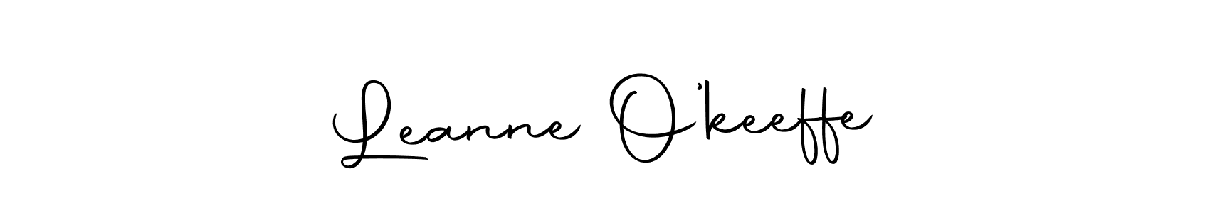 You should practise on your own different ways (Autography-DOLnW) to write your name (Leanne O’keeffe) in signature. don't let someone else do it for you. Leanne O’keeffe signature style 10 images and pictures png