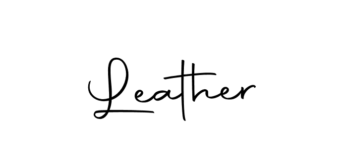 You should practise on your own different ways (Autography-DOLnW) to write your name (Leather) in signature. don't let someone else do it for you. Leather signature style 10 images and pictures png