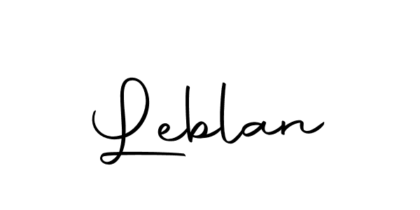 Use a signature maker to create a handwritten signature online. With this signature software, you can design (Autography-DOLnW) your own signature for name Leblan. Leblan signature style 10 images and pictures png