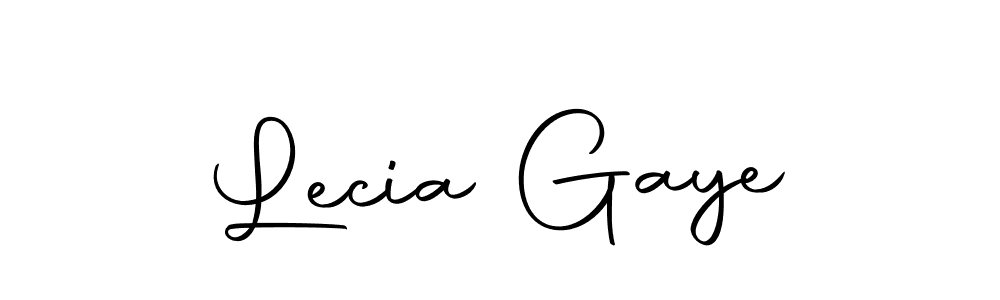Make a beautiful signature design for name Lecia Gaye. With this signature (Autography-DOLnW) style, you can create a handwritten signature for free. Lecia Gaye signature style 10 images and pictures png