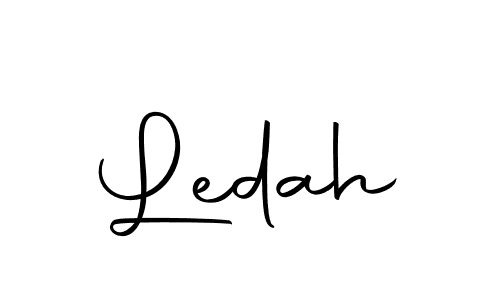 You should practise on your own different ways (Autography-DOLnW) to write your name (Ledah) in signature. don't let someone else do it for you. Ledah signature style 10 images and pictures png