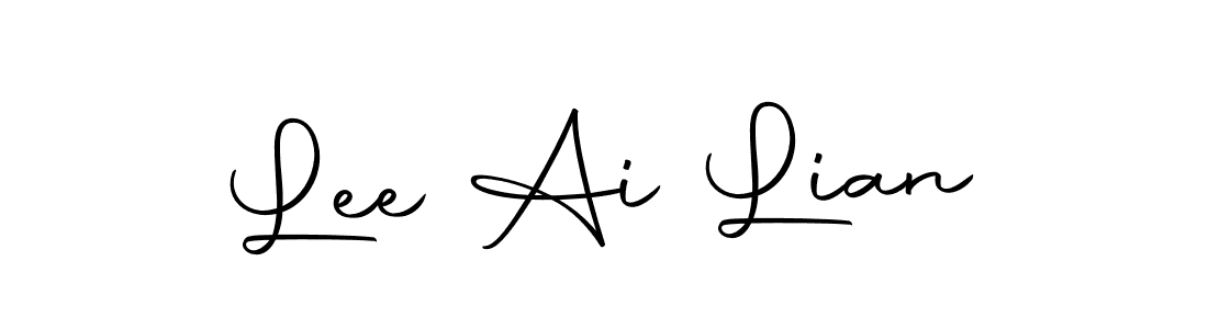 Create a beautiful signature design for name Lee Ai Lian. With this signature (Autography-DOLnW) fonts, you can make a handwritten signature for free. Lee Ai Lian signature style 10 images and pictures png