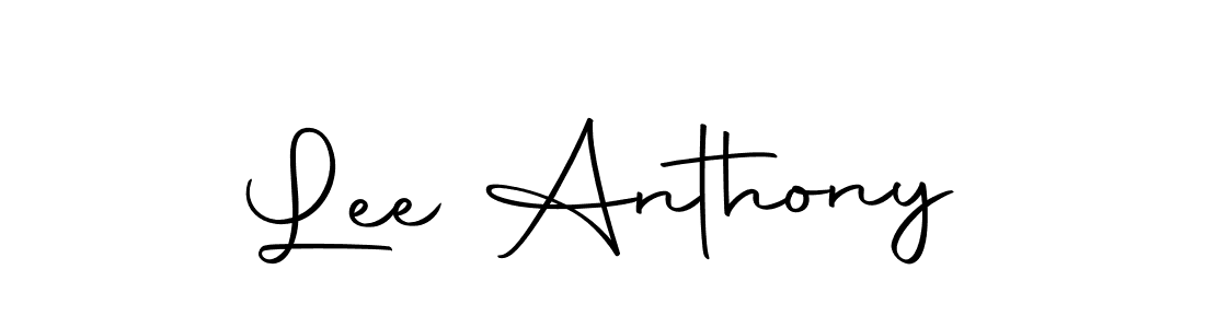 Make a short Lee Anthony signature style. Manage your documents anywhere anytime using Autography-DOLnW. Create and add eSignatures, submit forms, share and send files easily. Lee Anthony signature style 10 images and pictures png