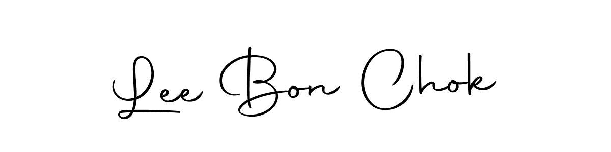 The best way (Autography-DOLnW) to make a short signature is to pick only two or three words in your name. The name Lee Bon Chok include a total of six letters. For converting this name. Lee Bon Chok signature style 10 images and pictures png