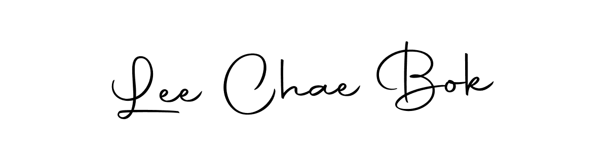 How to make Lee Chae Bok name signature. Use Autography-DOLnW style for creating short signs online. This is the latest handwritten sign. Lee Chae Bok signature style 10 images and pictures png