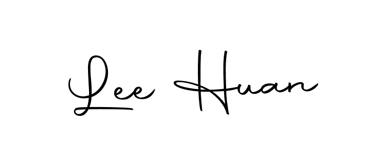 You should practise on your own different ways (Autography-DOLnW) to write your name (Lee Huan) in signature. don't let someone else do it for you. Lee Huan signature style 10 images and pictures png