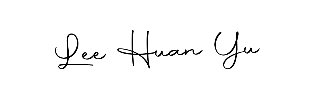 Create a beautiful signature design for name Lee Huan Yu. With this signature (Autography-DOLnW) fonts, you can make a handwritten signature for free. Lee Huan Yu signature style 10 images and pictures png