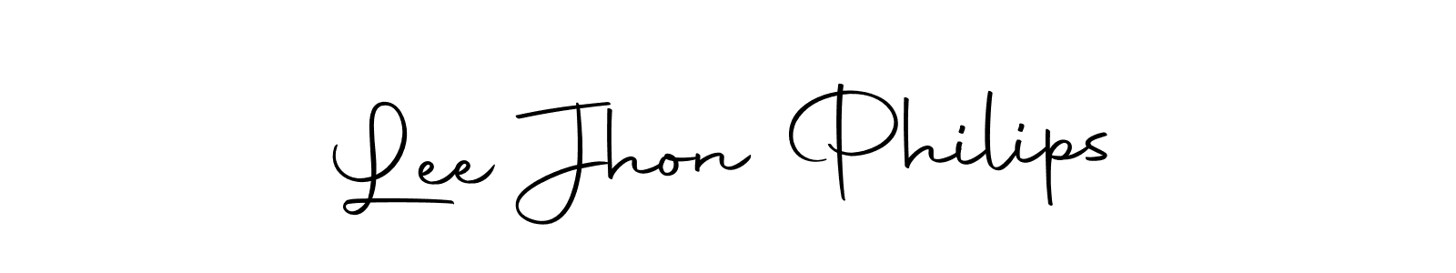 Use a signature maker to create a handwritten signature online. With this signature software, you can design (Autography-DOLnW) your own signature for name Lee Jhon Philips. Lee Jhon Philips signature style 10 images and pictures png