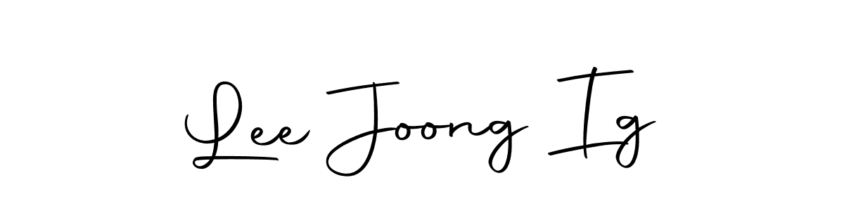 Lee Joong Ig stylish signature style. Best Handwritten Sign (Autography-DOLnW) for my name. Handwritten Signature Collection Ideas for my name Lee Joong Ig. Lee Joong Ig signature style 10 images and pictures png