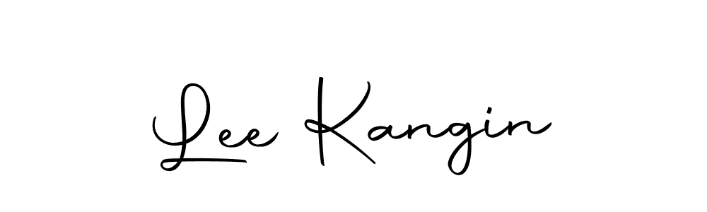 Create a beautiful signature design for name Lee Kangin. With this signature (Autography-DOLnW) fonts, you can make a handwritten signature for free. Lee Kangin signature style 10 images and pictures png