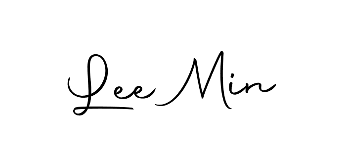 How to make Lee Min name signature. Use Autography-DOLnW style for creating short signs online. This is the latest handwritten sign. Lee Min signature style 10 images and pictures png