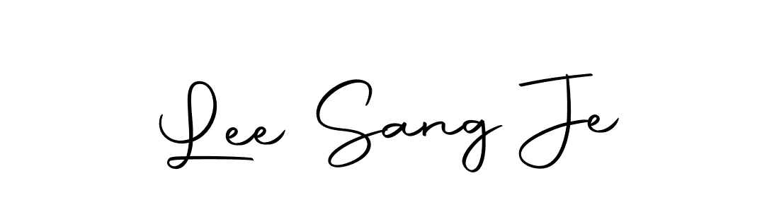 You should practise on your own different ways (Autography-DOLnW) to write your name (Lee Sang Je) in signature. don't let someone else do it for you. Lee Sang Je signature style 10 images and pictures png