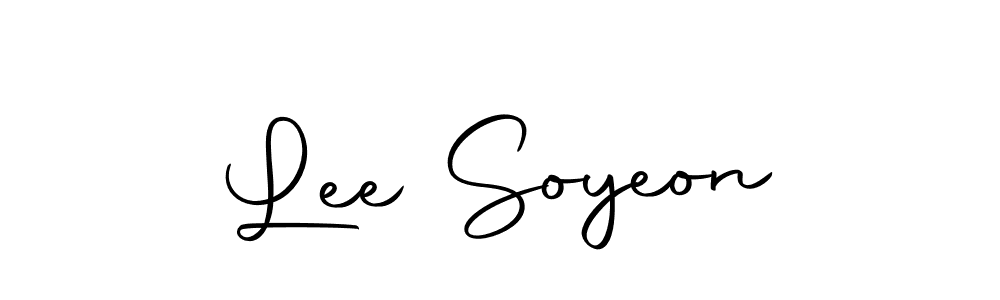 Design your own signature with our free online signature maker. With this signature software, you can create a handwritten (Autography-DOLnW) signature for name Lee Soyeon. Lee Soyeon signature style 10 images and pictures png