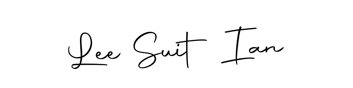 Also we have Lee Suit Ian name is the best signature style. Create professional handwritten signature collection using Autography-DOLnW autograph style. Lee Suit Ian signature style 10 images and pictures png