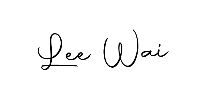 Also we have Lee Wai name is the best signature style. Create professional handwritten signature collection using Autography-DOLnW autograph style. Lee Wai signature style 10 images and pictures png