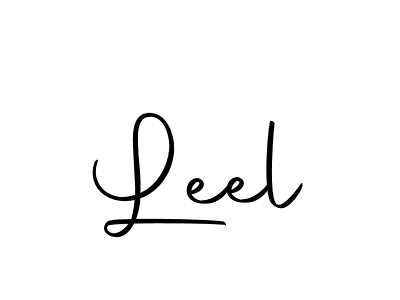 Create a beautiful signature design for name Leel. With this signature (Autography-DOLnW) fonts, you can make a handwritten signature for free. Leel signature style 10 images and pictures png